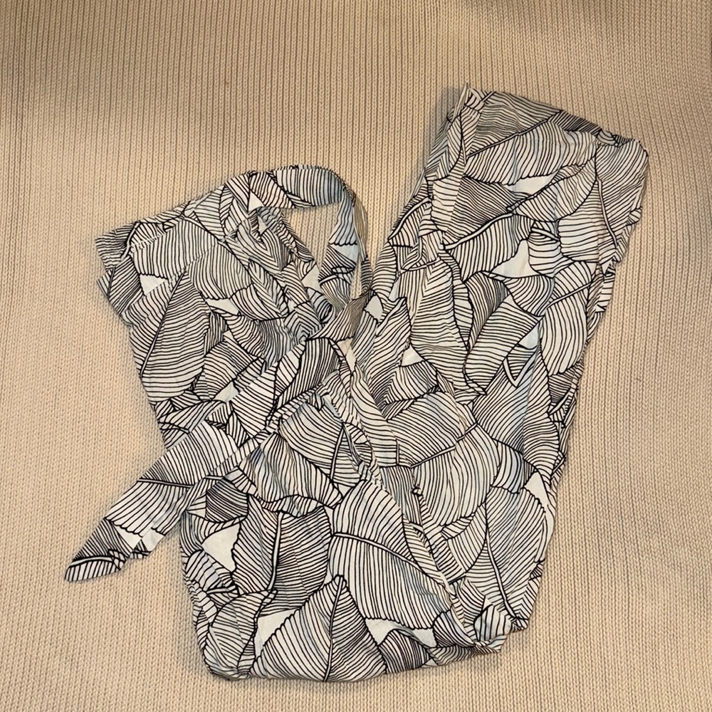 Jules And Leopold Flowy Pants With Tie